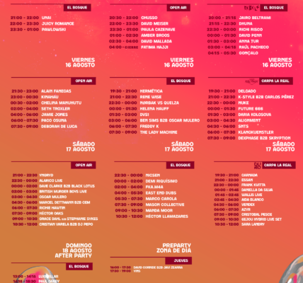 horarios aquasella 2024