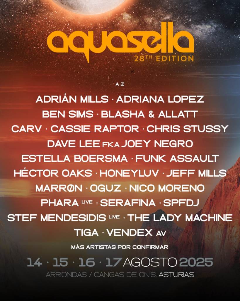 Aquasella 2025 Nuevas confirmaciones
